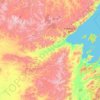 Tuguro-Chumikansky Rayon topographic map, elevation, terrain