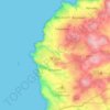 St Just topographic map, elevation, terrain