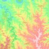 Planalto topographic map, elevation, terrain
