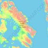 Isola Baffin topographic map, elevation, terrain