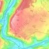 Winsley topographic map, elevation, terrain