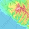 Newport Coast topographic map, elevation, terrain