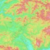 Nantan topographic map, elevation, terrain