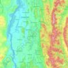 Addison County topographic map, elevation, terrain