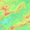 Orava topographic map, elevation, terrain