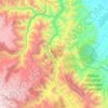 Pozuzo topographic map, elevation, terrain