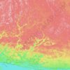 Mississagi River topographic map, elevation, terrain