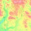 Mecosta County topographic map, elevation, terrain