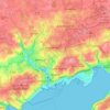 Brest topographic map, elevation, terrain