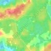 Cooks Lake topographic map, elevation, terrain