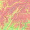 Chitrāl District topographic map, elevation, terrain