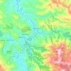 Raposos topographic map, elevation, terrain