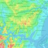 St George topographic map, elevation, terrain