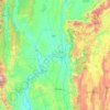 Mandalay topographic map, elevation, terrain