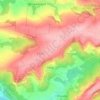 Pévy topographic map, elevation, terrain