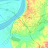 Natchez topographic map, elevation, terrain