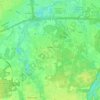Waalre topographic map, elevation, terrain