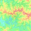 Cerro Largo topographic map, elevation, terrain