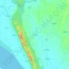 Fatikchhari Upazila topographic map, elevation, terrain