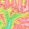 Carona topographic map, elevation, terrain