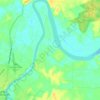 Walkers Point topographic map, elevation, terrain