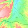 Purullena topographic map, elevation, terrain