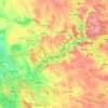 Lounais-Pirkanmaan seutukunta topographic map, elevation, terrain