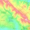 San Antonio topographic map, elevation, terrain