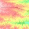 Trego County topographic map, elevation, terrain