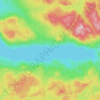 Bonaparte Lake topographic map, elevation, terrain