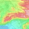 13680 topographic map, elevation, terrain