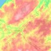 Lamballe-Armor topographic map, elevation, terrain