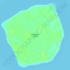 Mengalum Island topographic map, elevation, terrain