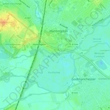 Mill Pool topographic map, elevation, terrain