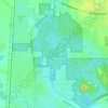 Blackwell Forest Preserve topographic map, elevation, terrain