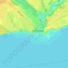 Port Dover Beach topographic map, elevation, terrain