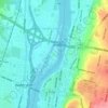 Center Island topographic map, elevation, terrain