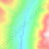 Rio Blanco topographic map, elevation, terrain