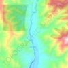 Balakot topographic map, elevation, terrain