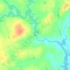 Siler City Water Supply Lake Number One Dam topographic map, elevation, terrain