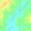 Pipestone Creek topographic map, elevation, terrain