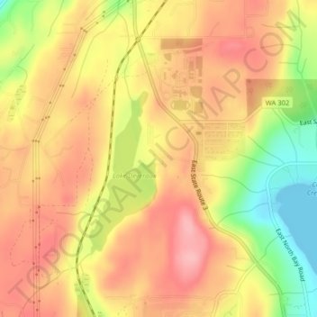 Devereaux Lake Public Access topographic map, elevation, terrain