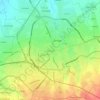 Kokand topographic map, elevation, terrain