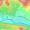 Hetile topographic map, elevation, terrain