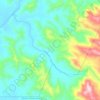 McLeod River topographic map, elevation, terrain