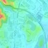 Taman Permainan topographic map, elevation, terrain