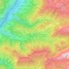 Villnößtal - Val di Funes topographic map, elevation, terrain