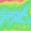 Little Green Lake topographic map, elevation, terrain