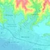 Maracay topographic map, elevation, terrain