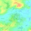 Praça das Pelotas topographic map, elevation, terrain